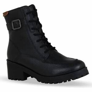 NEW BOTTERO women's leather preto lace-up boots in black